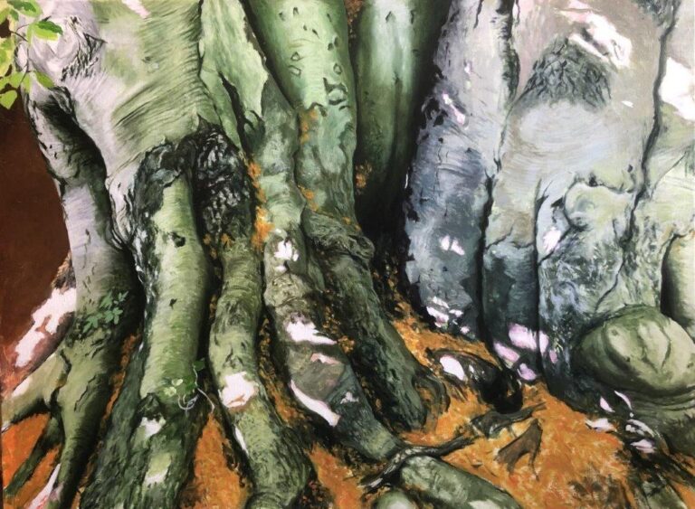 Carl Gustafsson, "Fagus Silvatica", olja på duk, 82x113 cm